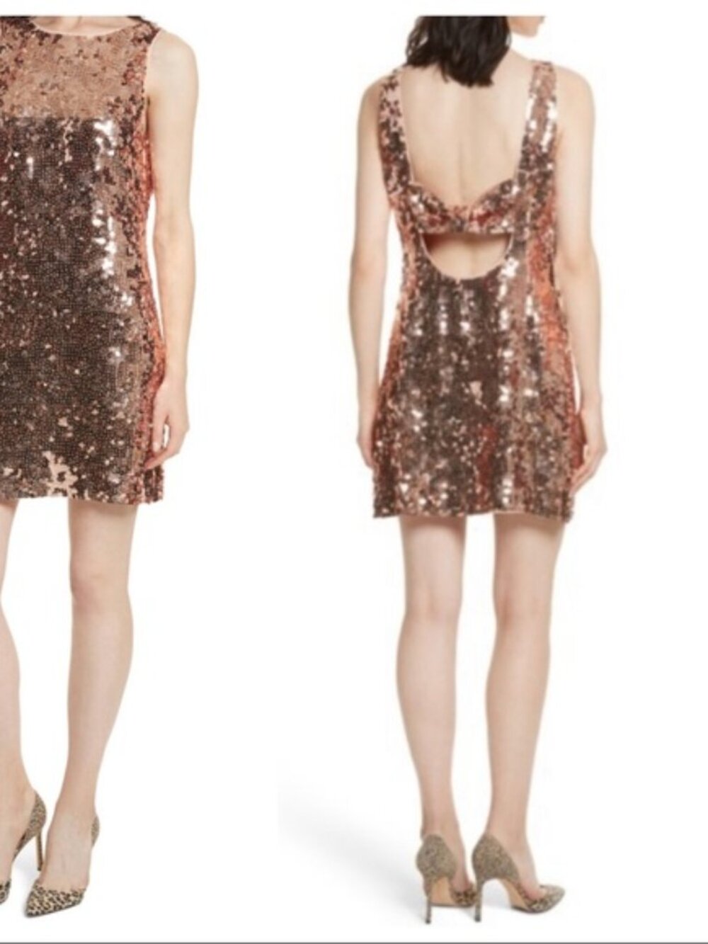 kate spade new york sequin bow minidress 1400 - Picture 2 of 8